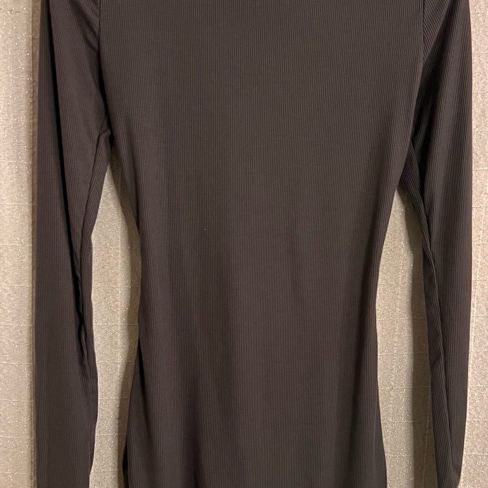 White Fox Boutique Charcoal Button-Up Romper - Picture 5 of 5